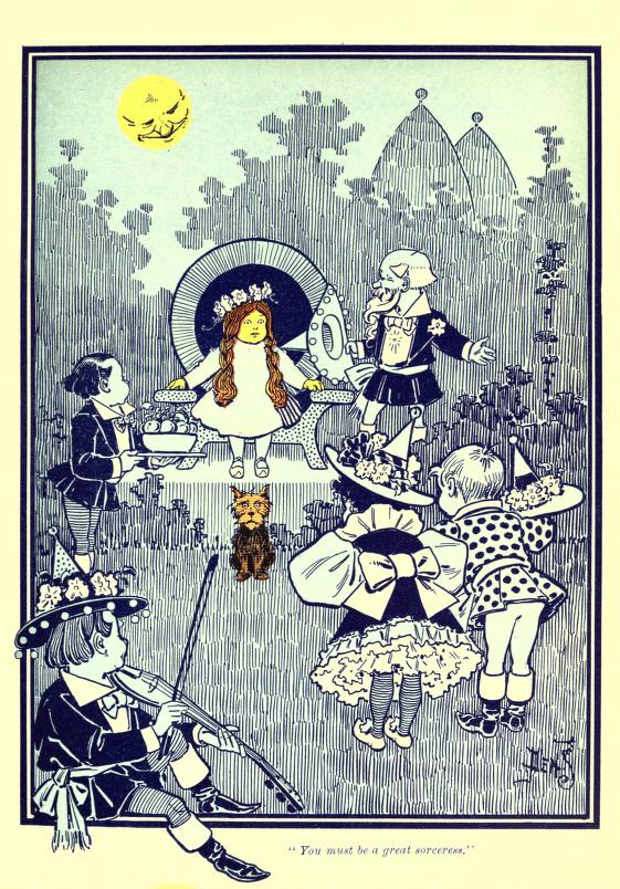 Denslow illustration of a Munchkin boy