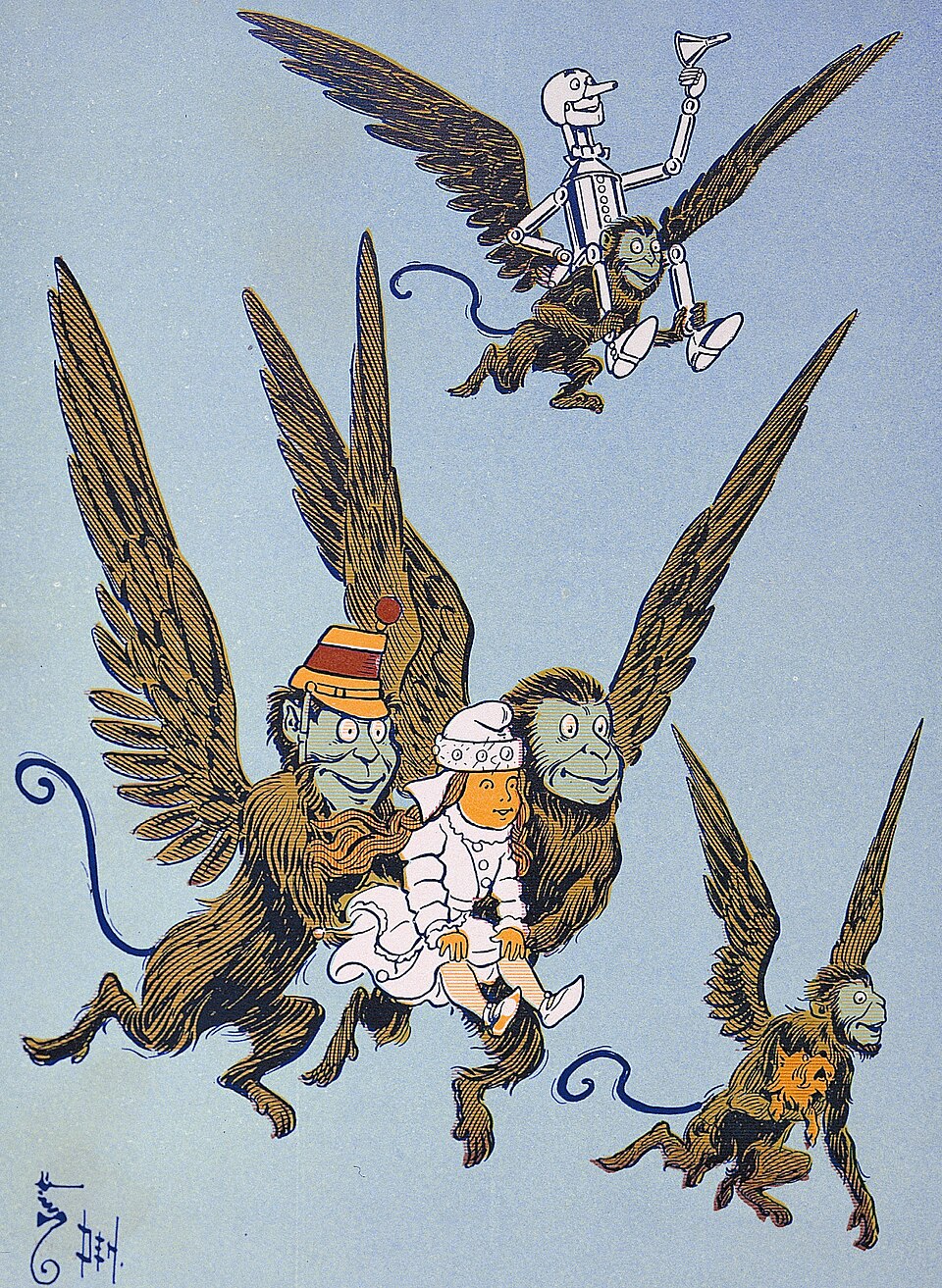 Denslow color plate from The Wonderful Wizard of Oz