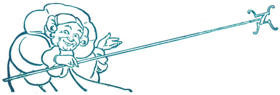 Denslow illustration of the Good Witch of the North
