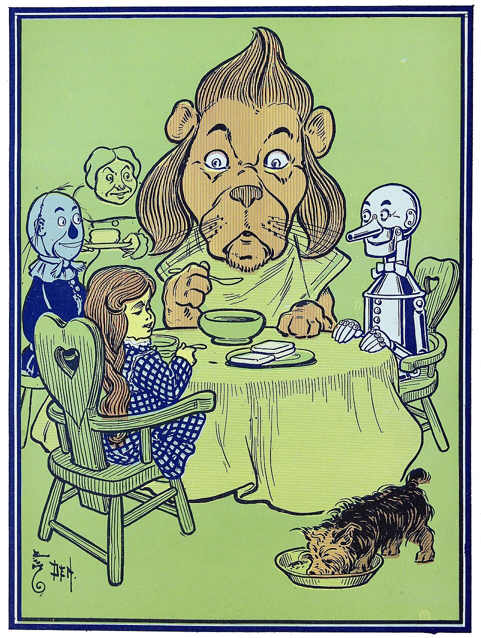 Denslow illustration of the Scarecrow