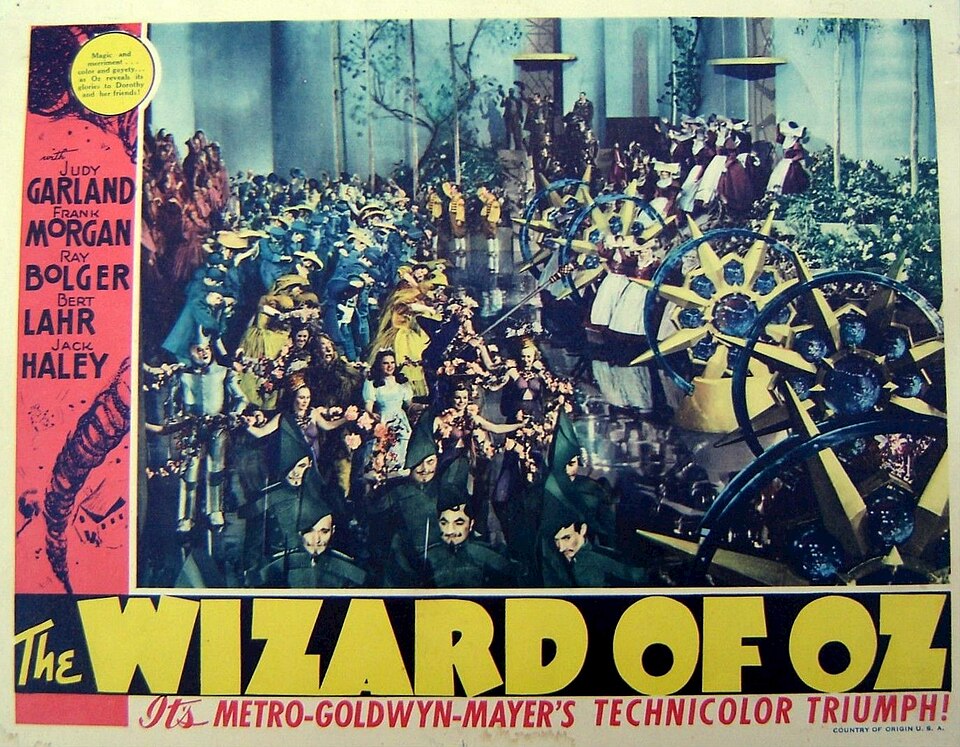 1939 MGM Wizard of Oz lobby card